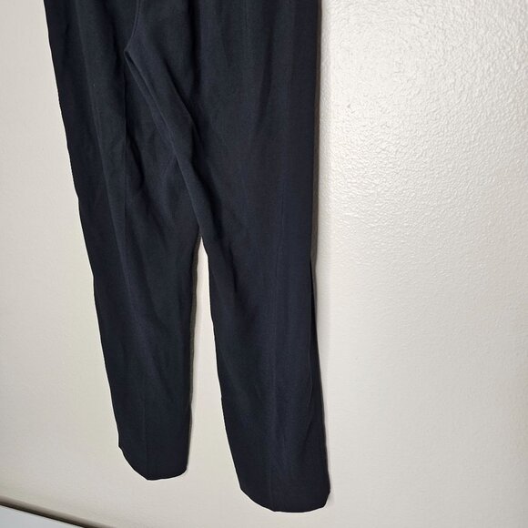 Babaton Aritzia Size 8 Black New Cohen Pants Crop Mid Rise Pleated Trouser - Picture 9 of 12